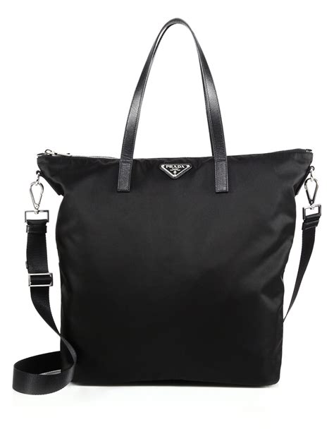 prada nylon zip tote.